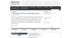 Desktop Screenshot of cognacreview.com