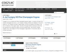 Tablet Screenshot of cognacreview.com